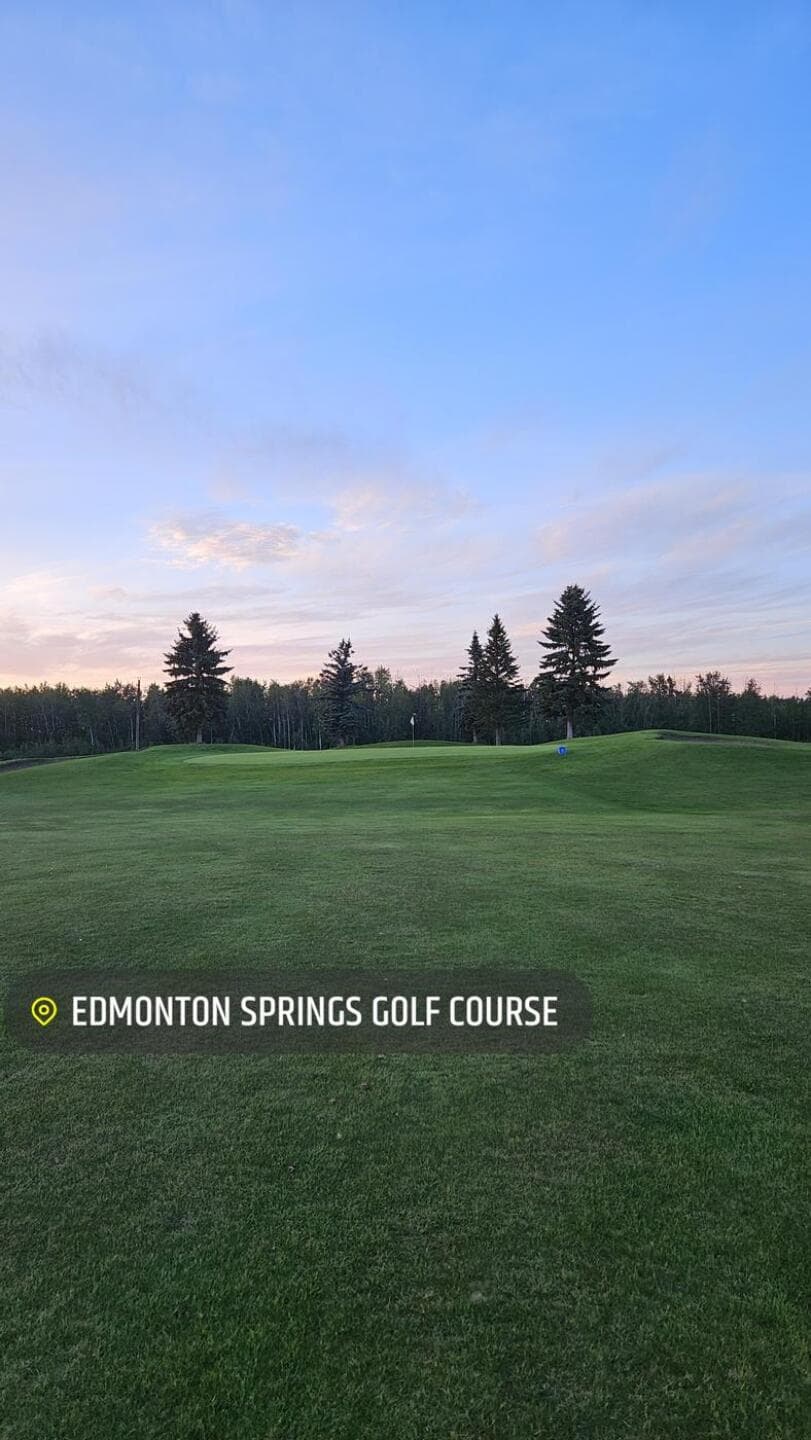 Edmonton Springs Golf Resort golf course