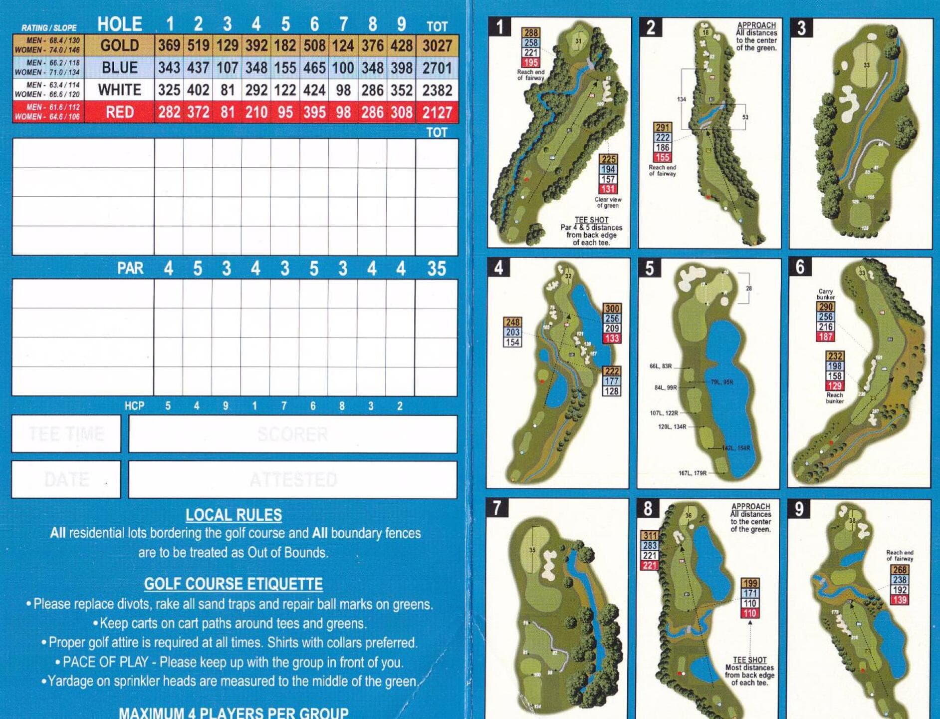 Sally Creek Golf Club golf course